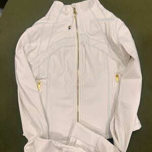 Bone and gold lululemon jacket